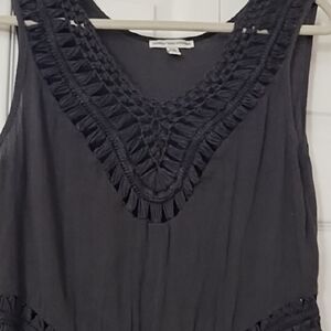 American Eagle Outfitters Black Sleeveless Blouse
